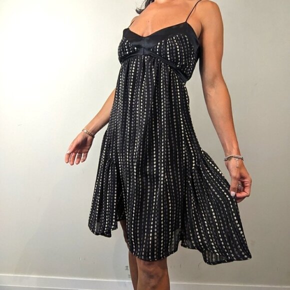 Y2K Flowy Polka dot Spring/summer dress size Small - Picture 1 of 11